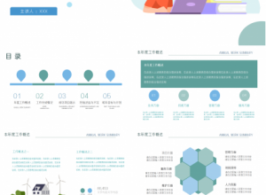 水彩创意年终总结工作汇报内容选宣传ppt模板下载推荐