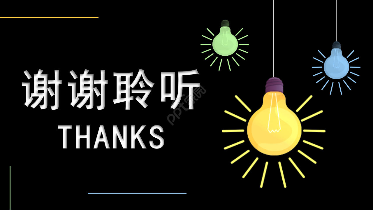 简约创意灯泡手绘工作汇报市场推广PPT模板