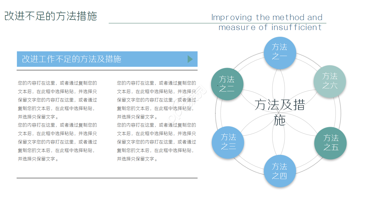 水彩创意年终总结工作汇报内容选宣传ppt模板