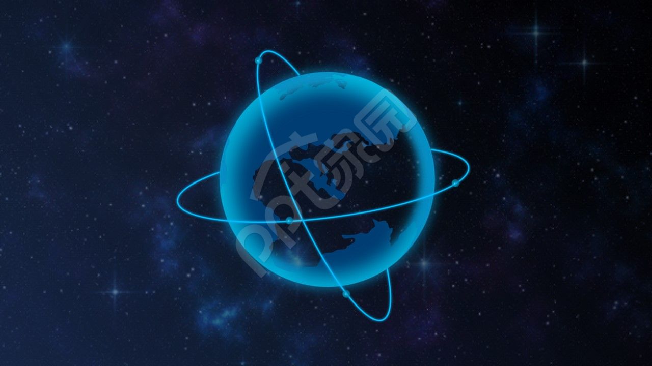 科技之星商务合作PPT背景图片
