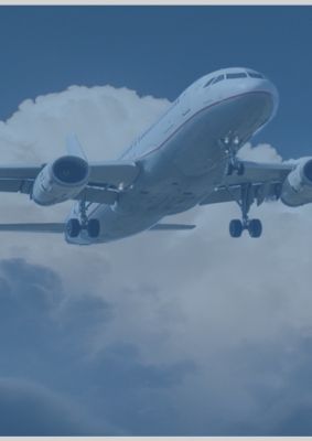 航空公司商务汇报PPT背景图片