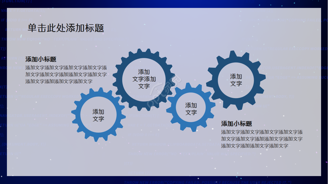 科技创新申报管理简洁大气企业宣传年度总结ppt模板