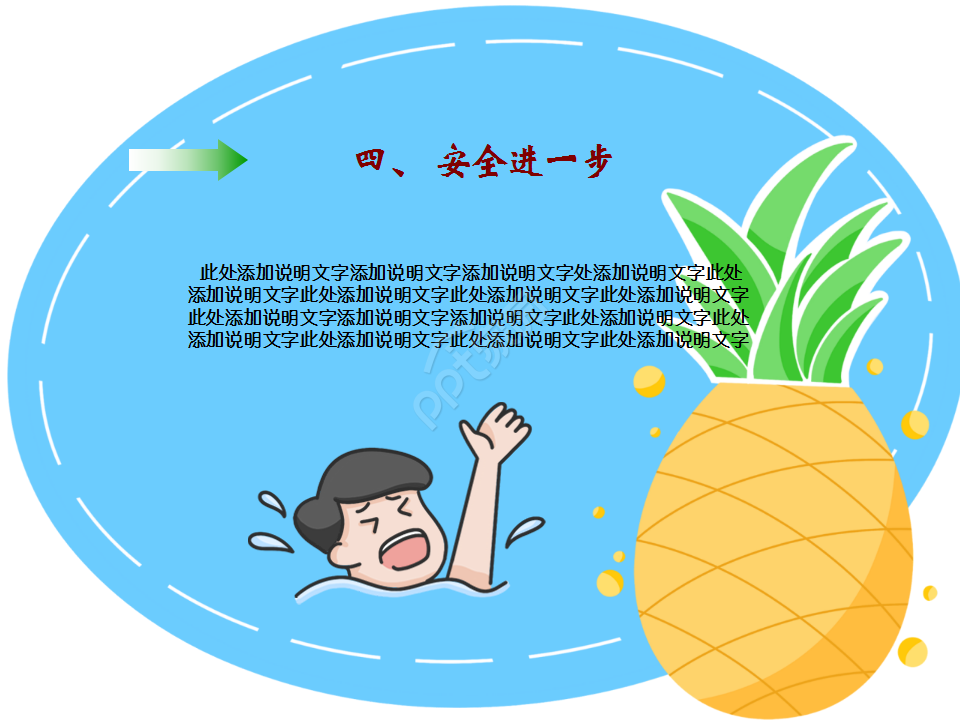 暑假安全教育主题班会演讲课件工作汇报ppt模板