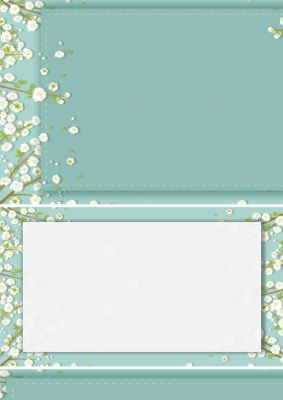 小清新碎花温馨工作总结PPT模板