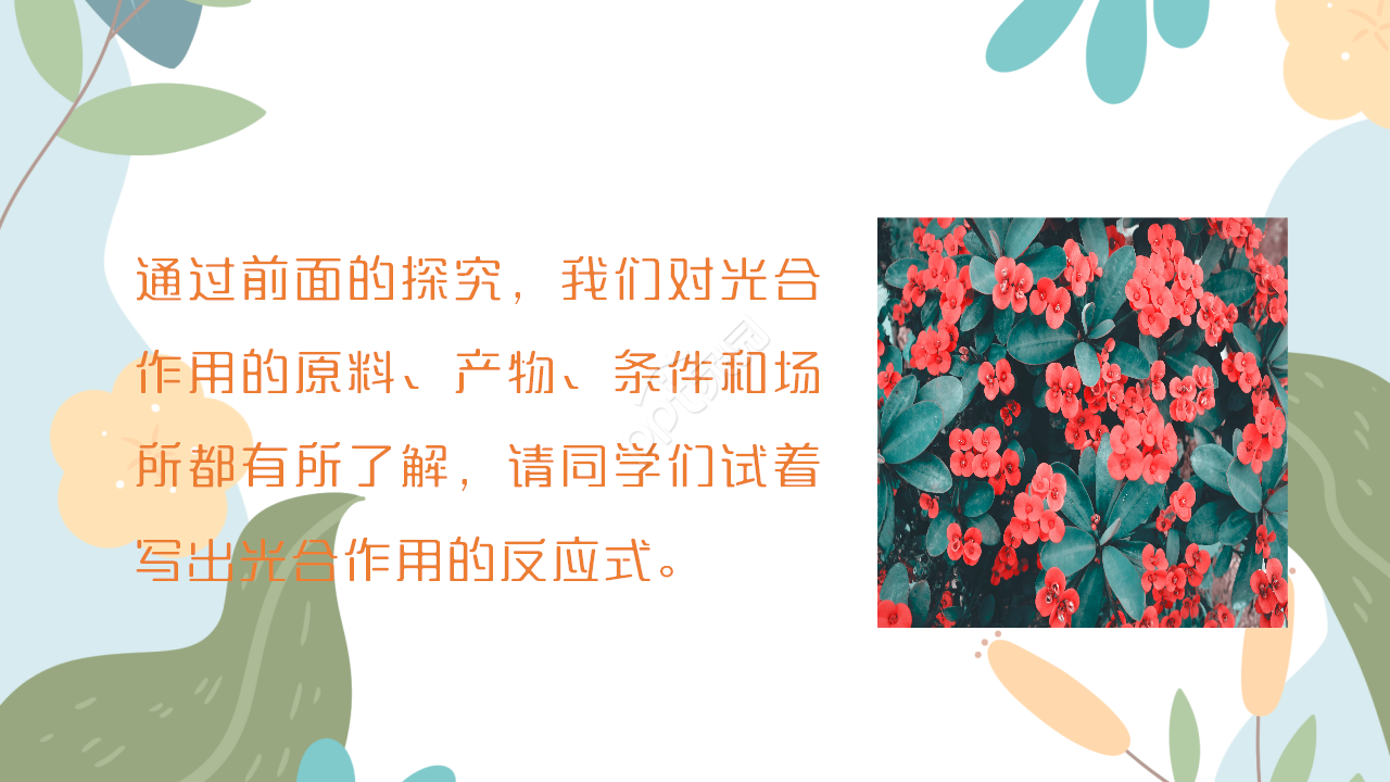 时尚卡通三维剪纸背景生物教学课件演示总结PPT模板