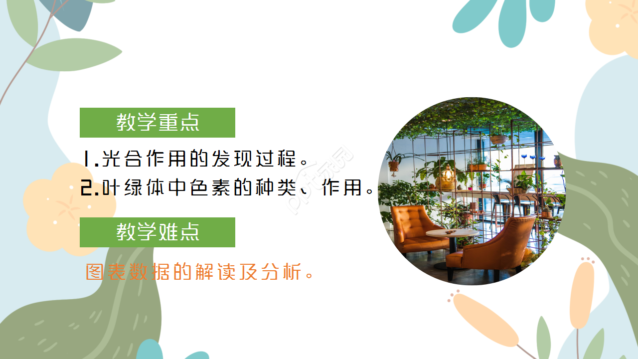 时尚卡通三维剪纸背景生物教学课件演示总结PPT模板