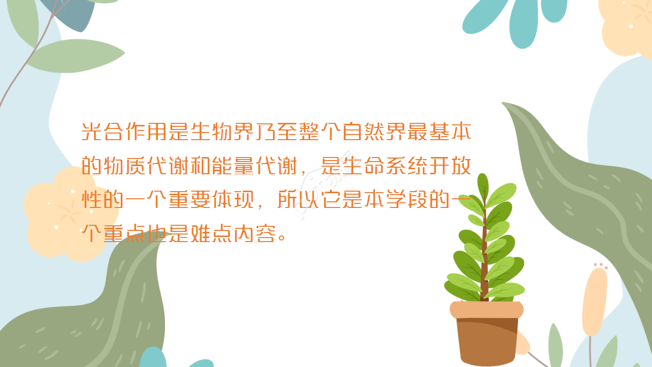 时尚卡通三维剪纸背景生物教学课件演示总结PPT模板