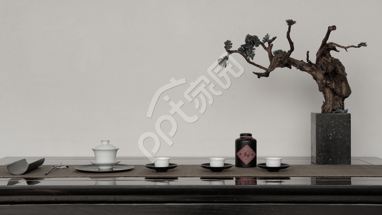 古典中国风项目合作PPT背景图片