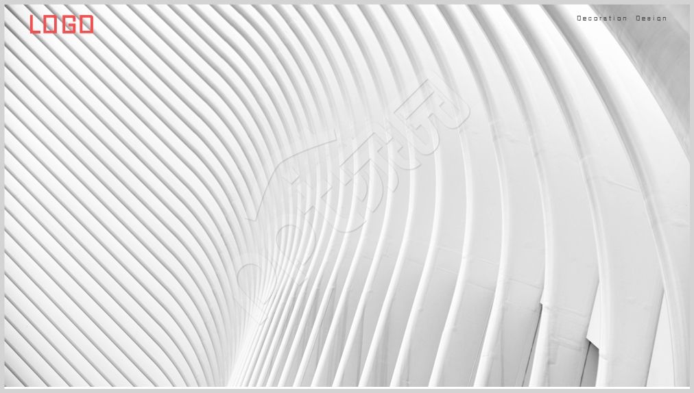 室内设计工作总结企业合作PPT背景图片