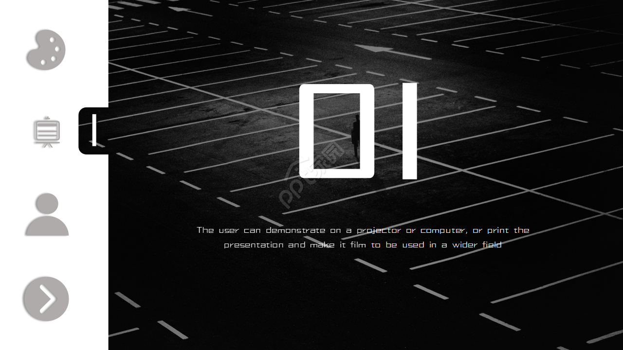 素雅灰色简约排版部门汇报活动策划PPT模板