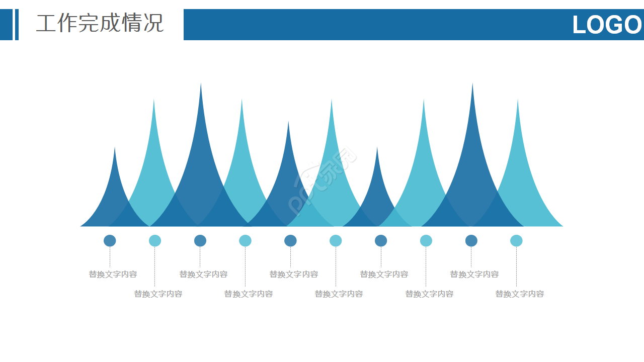 投资案例分析蓝色简约淡雅工作总结ppt模板