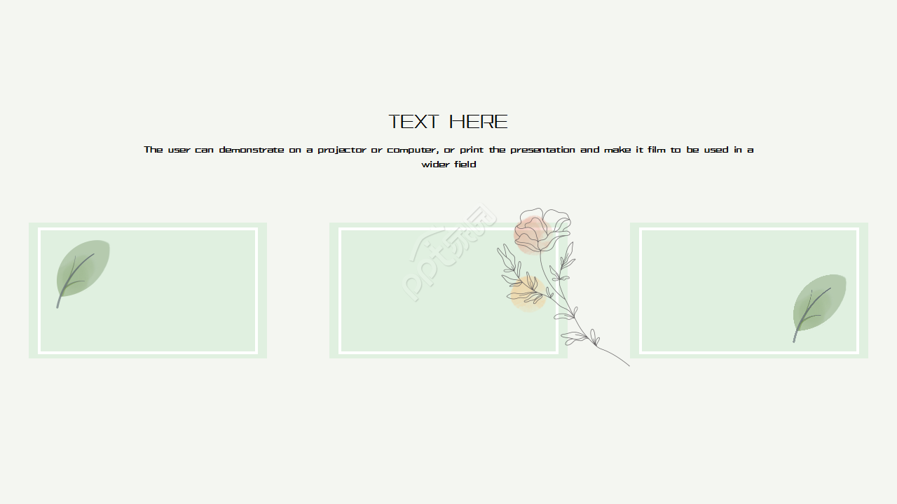 唯美淡雅复古小清新商务汇报企业规范PPT模板
