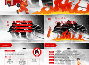 消防安全知识培训企业宣传教学课件ppt模板下载推荐