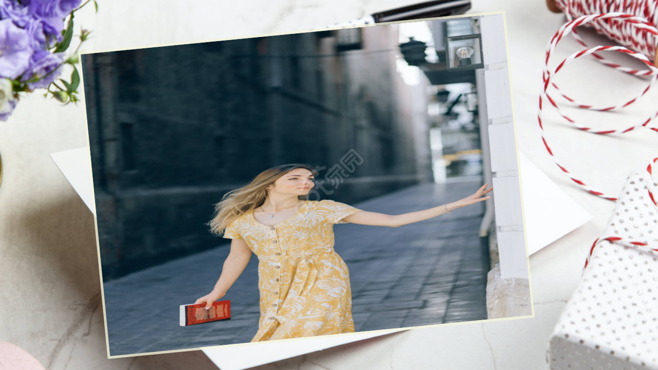 同学生日祝福纪念相册工作汇报ppt模板