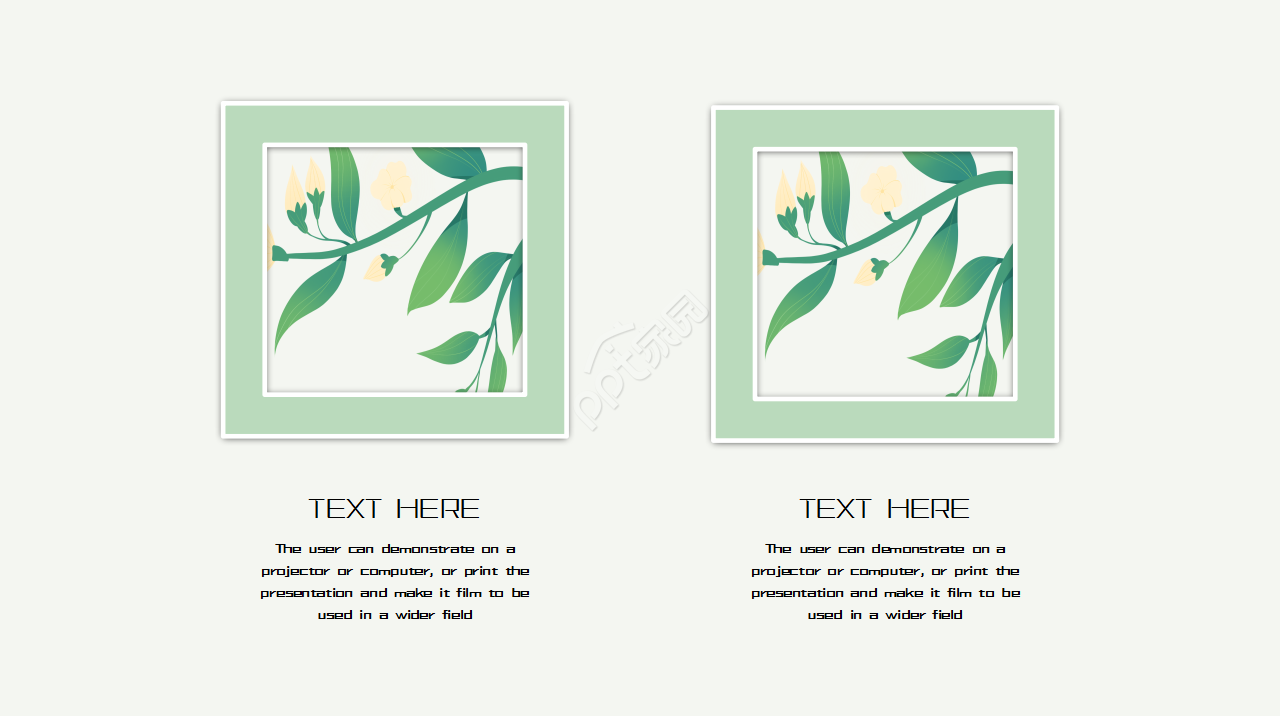 唯美淡雅复古小清新商务汇报企业规范PPT模板