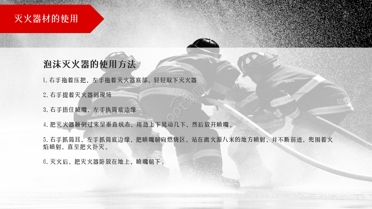消防安全知识培训企业宣传教学课件ppt模板