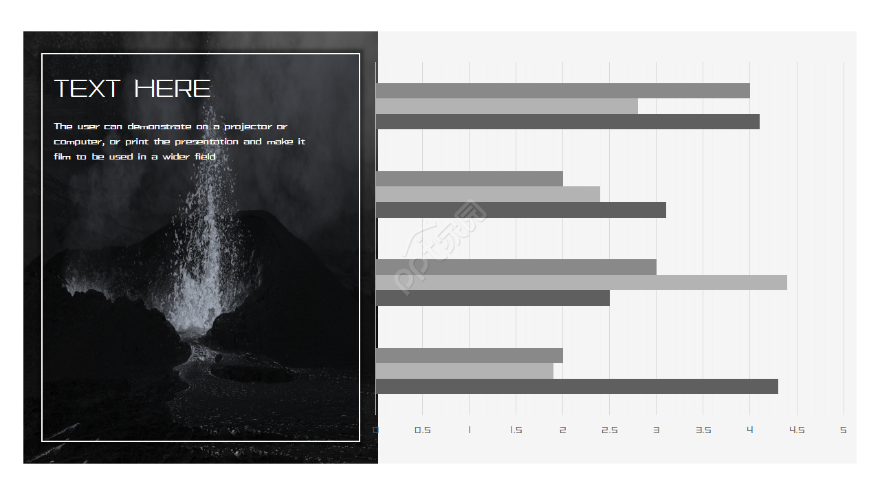 素雅灰色简约排版部门汇报活动策划PPT模板