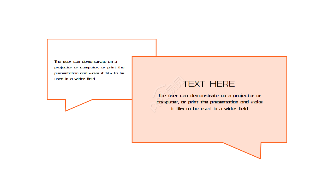 橙色的工作开题报告ppt模板