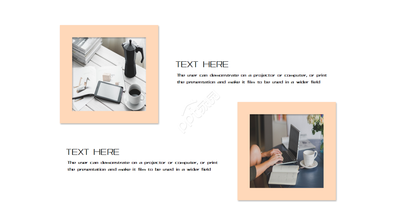 橙色的工作开题报告ppt模板