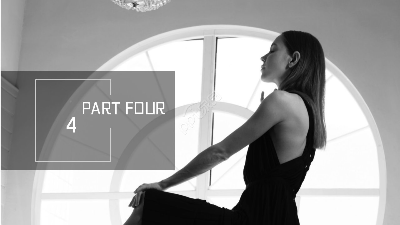 欧美简约杂志风ppt模板