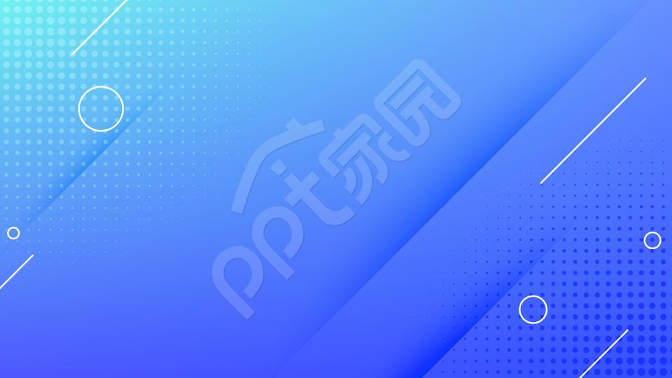 蓝色淡雅自我展示主题PPT模板背景图