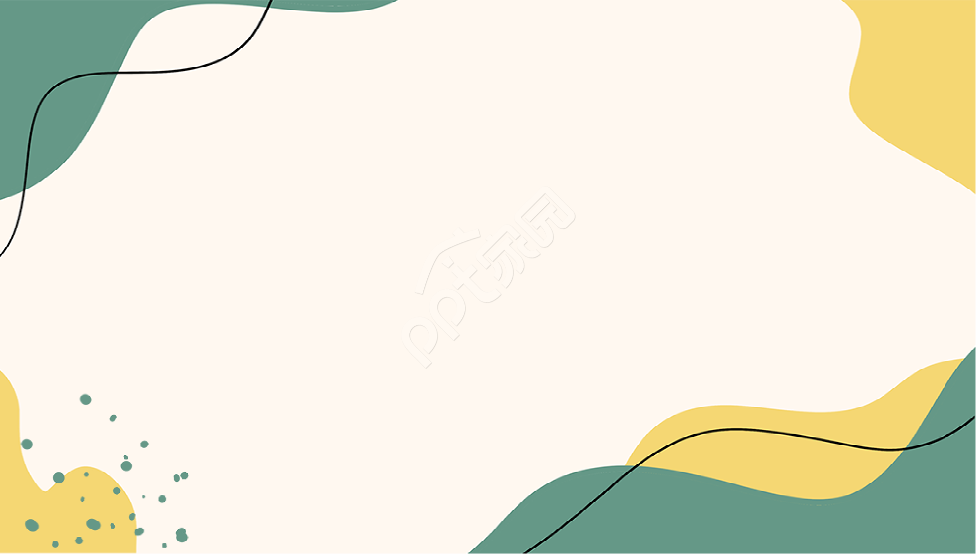 清新简约设计PPT模板背景图