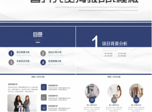 晋升人员海报ppt模板下载推荐