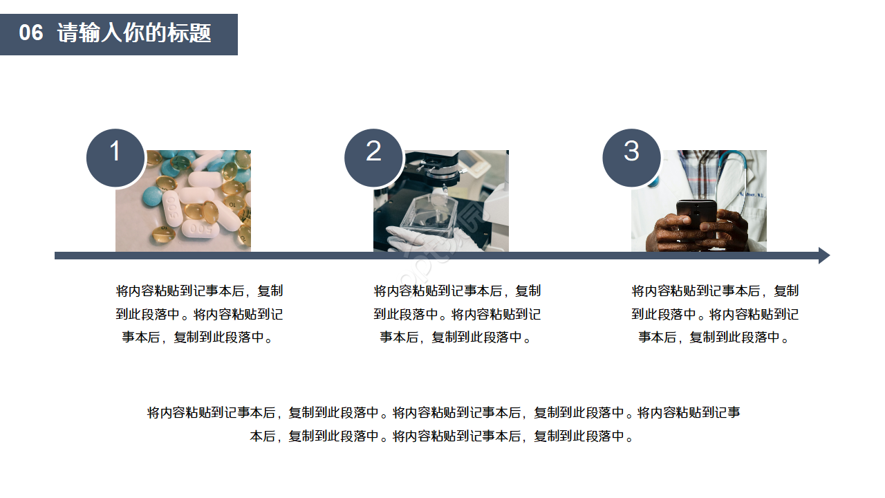 医学医药类型ppt模板