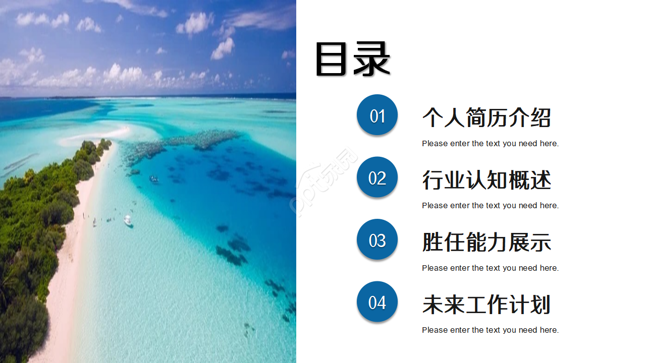 简洁淡雅工作汇报通用ppt模板