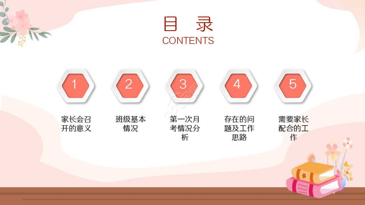 水彩手绘卡通ppt模板