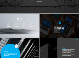 电商运营述职报告ppt模板下载推荐