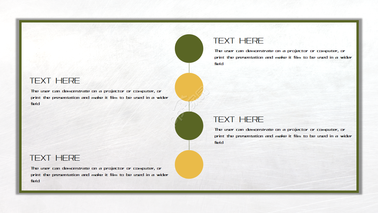 绿色商务通用述职报告ppt模板