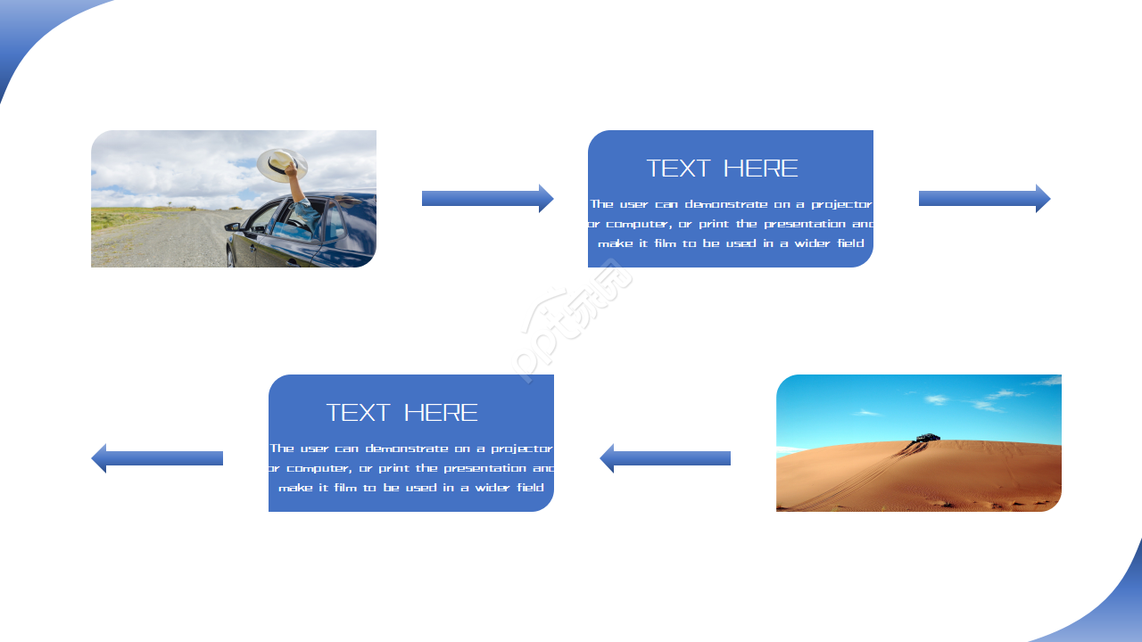 蓝色炫彩汽车培训ppt模板