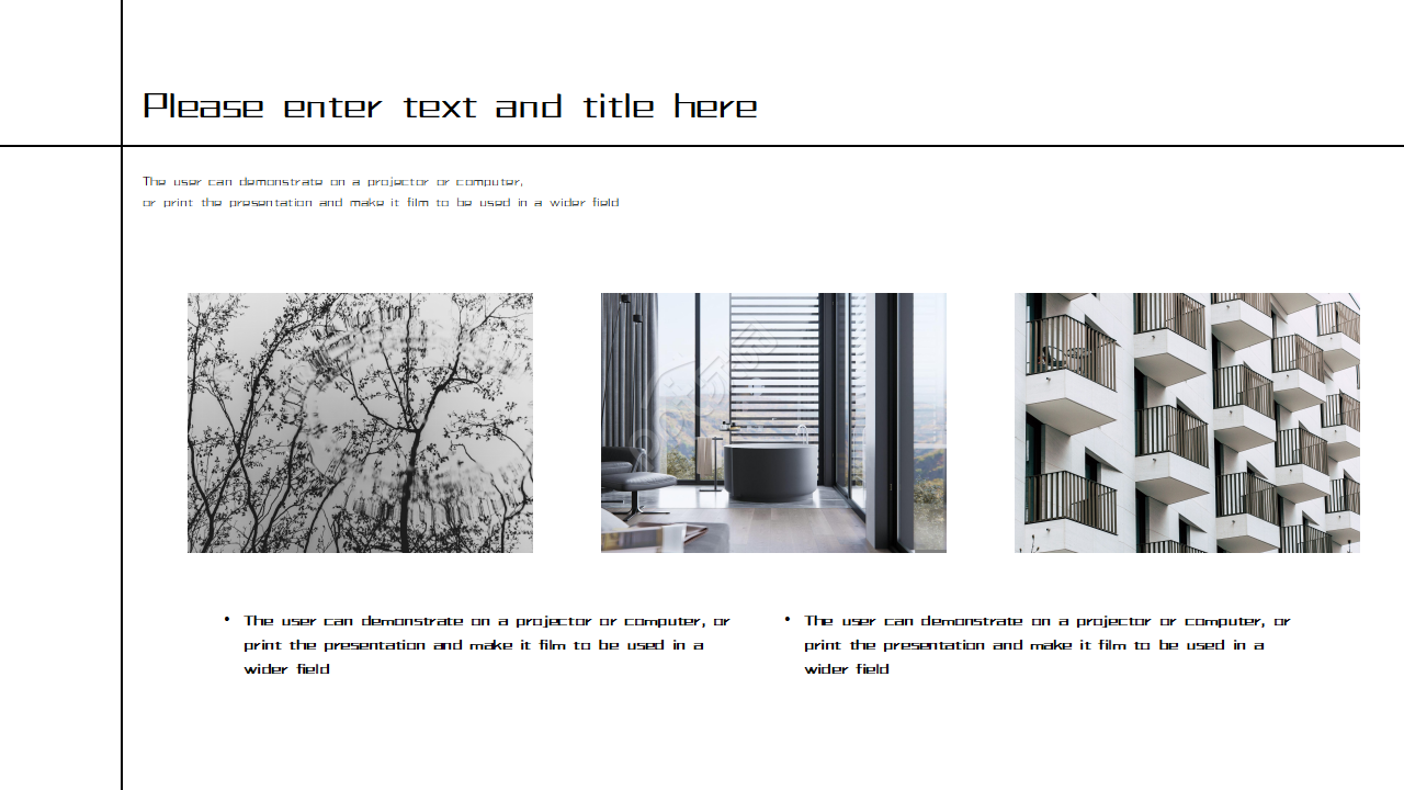 简洁线条流程图PPT模板