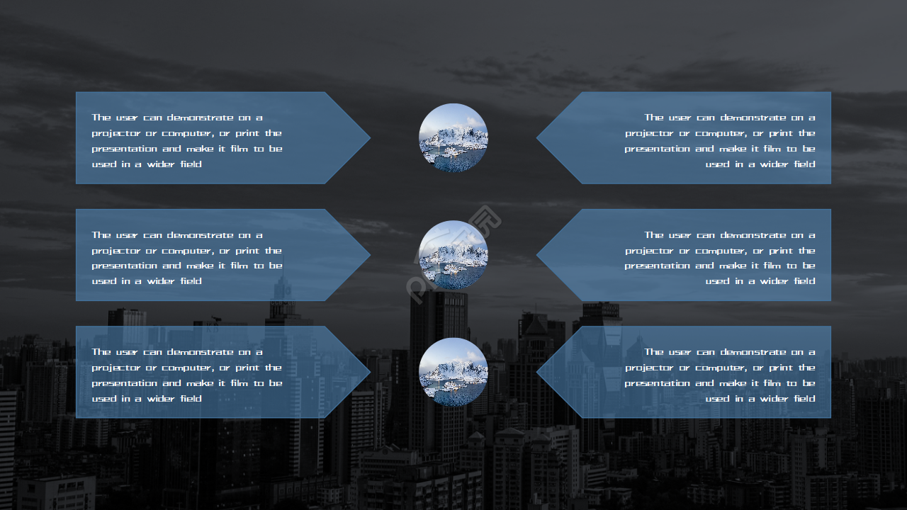 蓝色简洁年终述职报告ppt模板