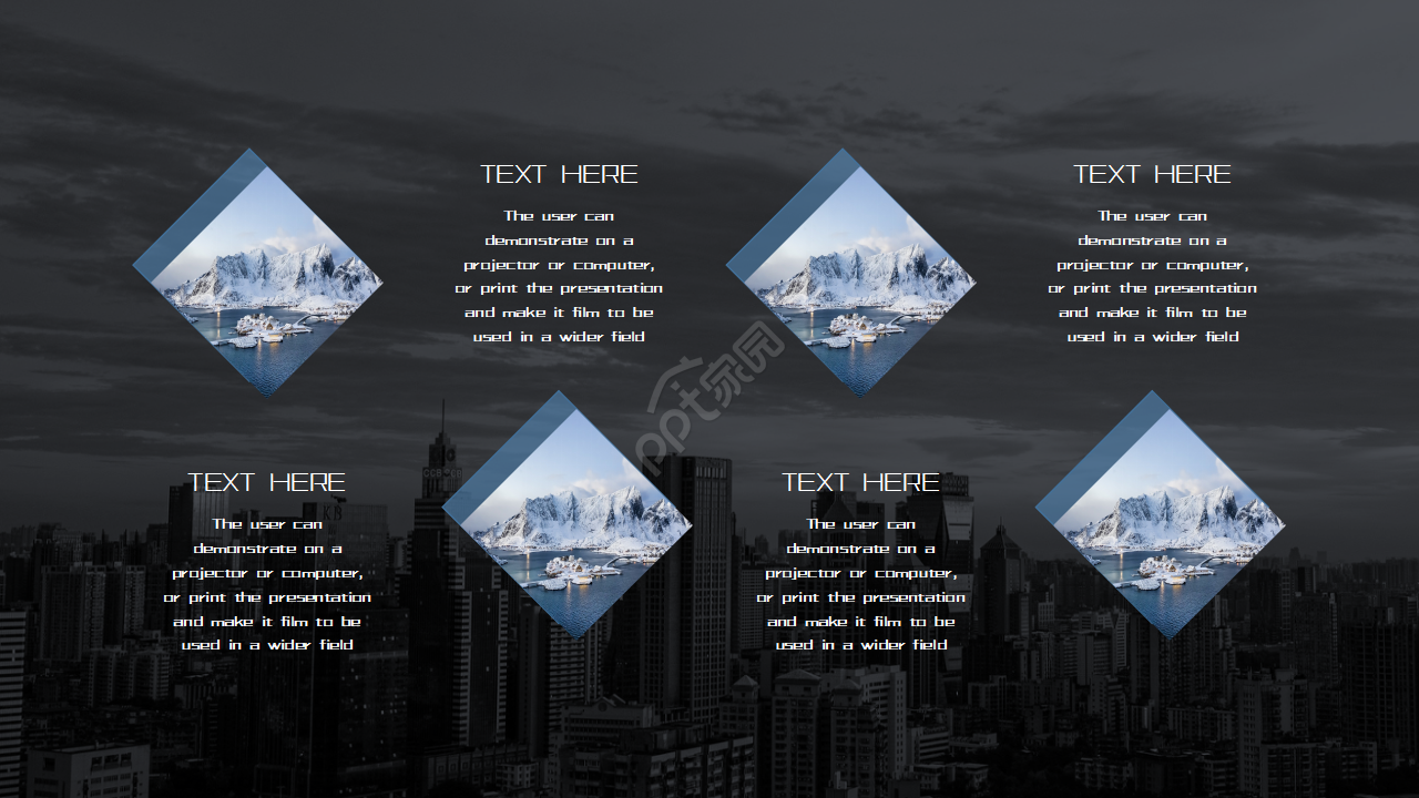 蓝色简洁年终述职报告ppt模板