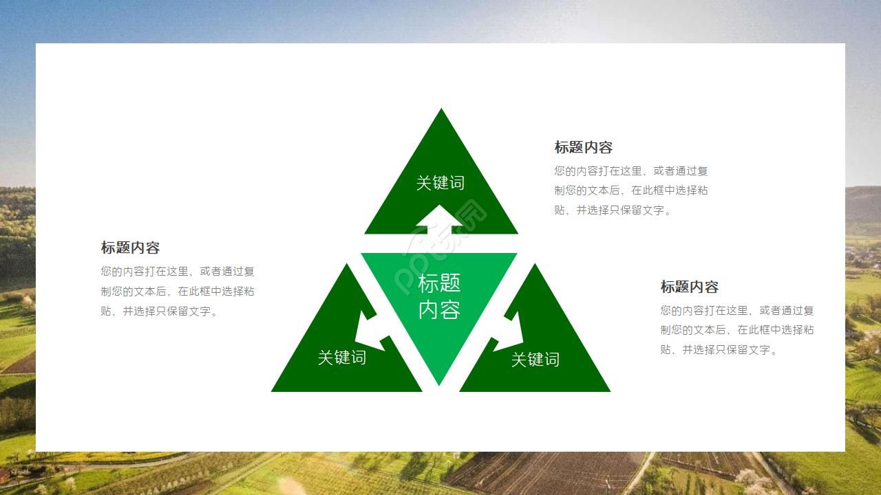 新农村建设城镇介绍PPT模板