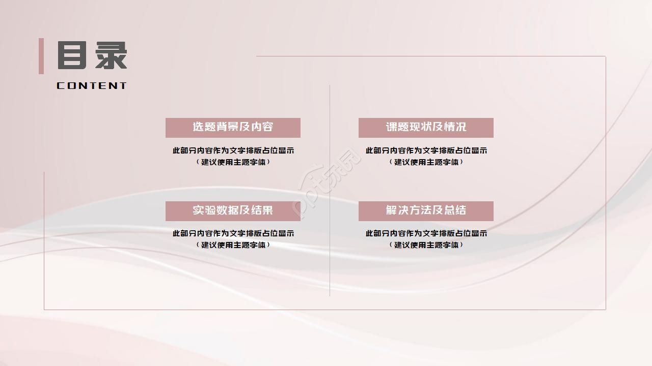 科技项目结题答辩ppt模板