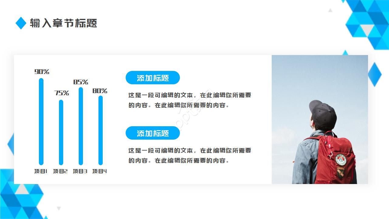 企业项目工作汇报ppt模板