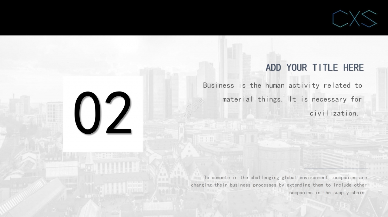 国外黑色背景ppt模板