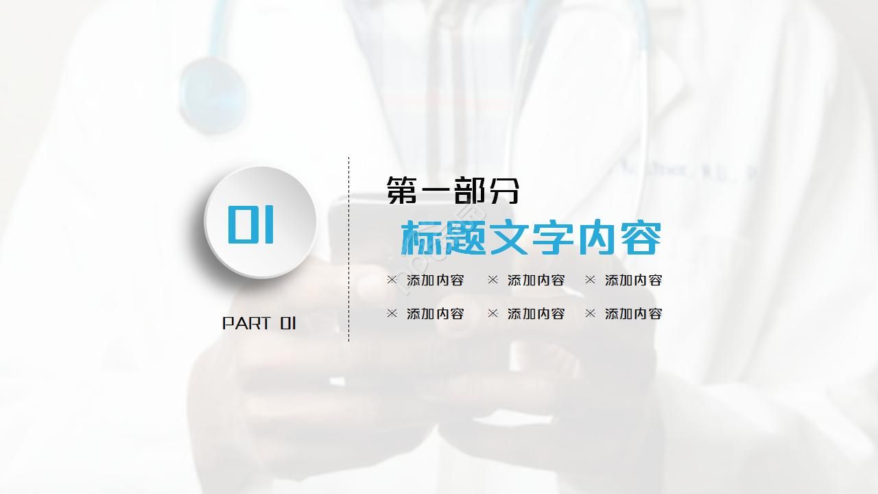 医院医保科长年终总结ppt模板