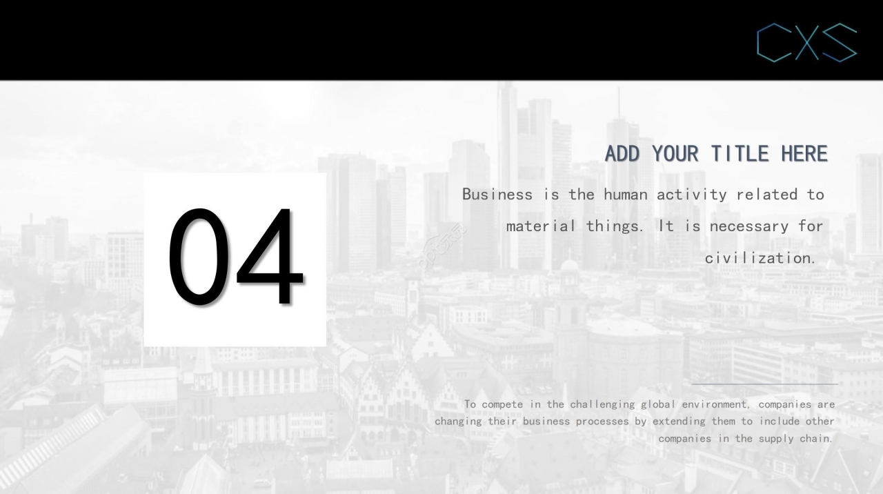 国外黑色背景ppt模板