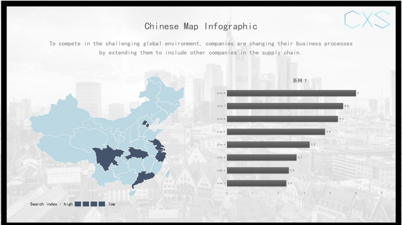 国外黑色背景ppt模板
