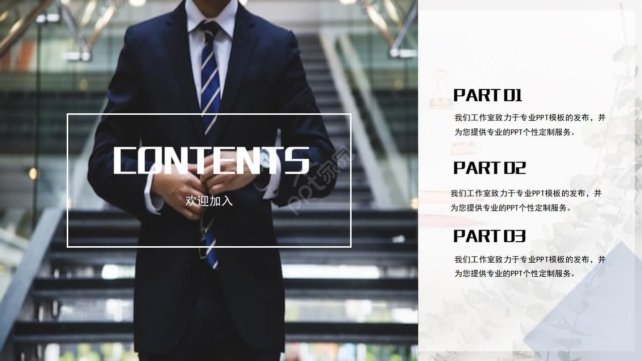 国外顺风ppt模板