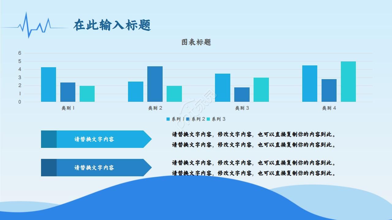 医疗业务总结ppt模板