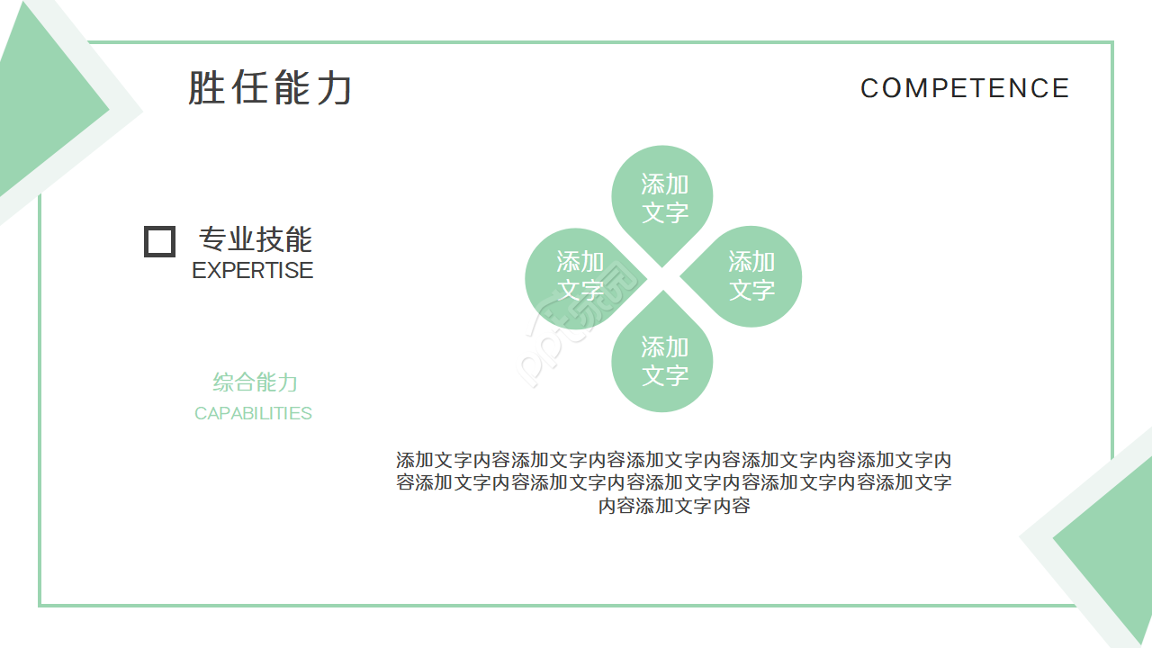 创意导航个人简历ppt模板