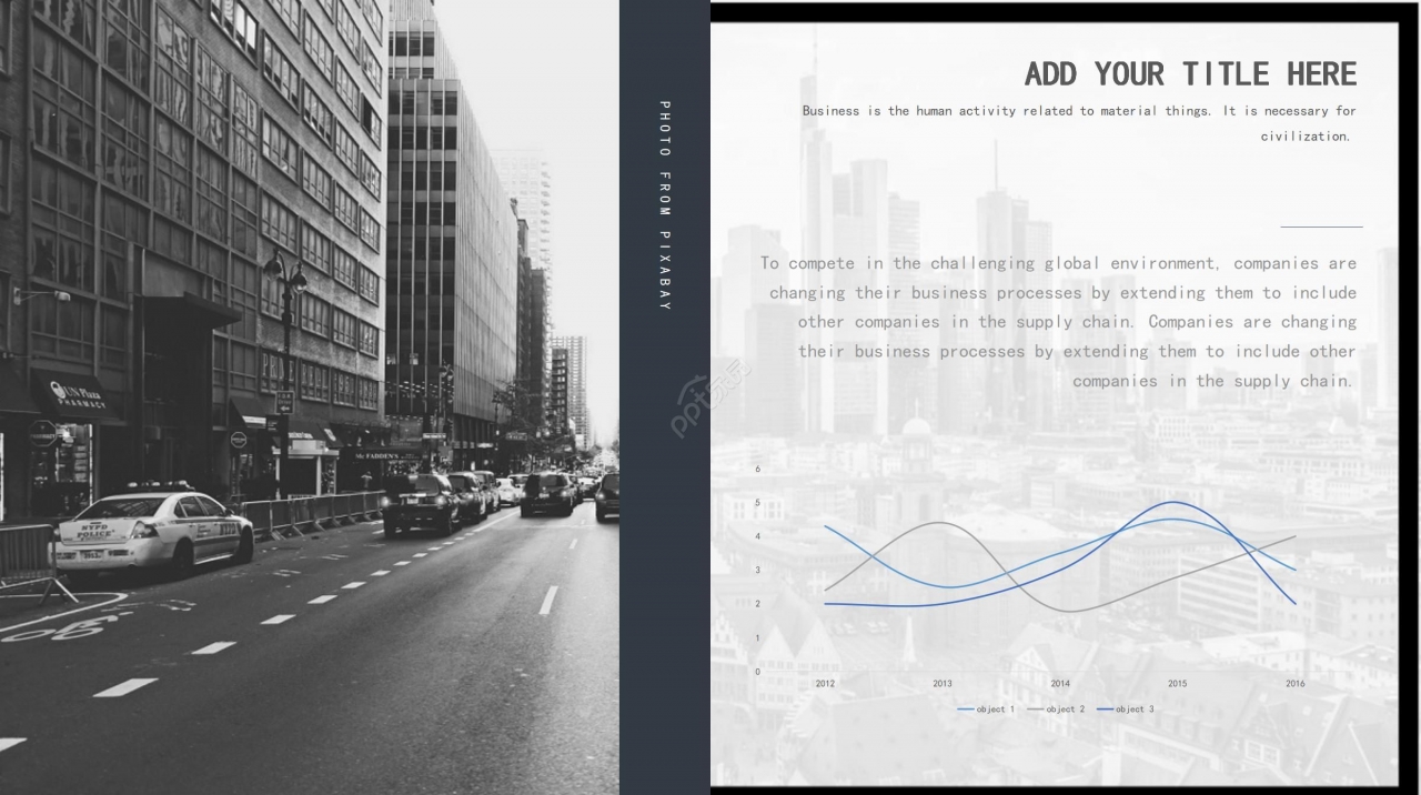 国外黑色背景ppt模板