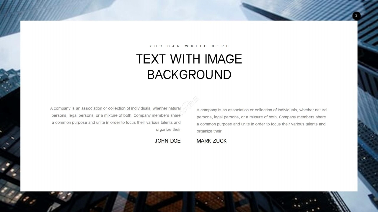 国外风格商务模板系列