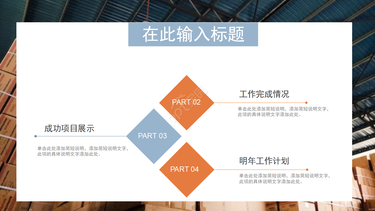 仓库安全培训ppt模板