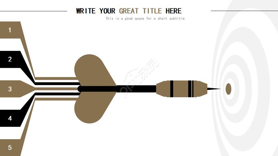 黑色背景商务通用PPT模板